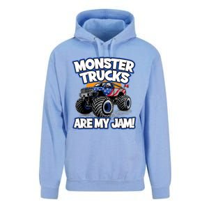 Monster Trucks Are My Jam Unisex Surf Hoodie