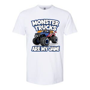 Monster Trucks Are My Jam Softstyle CVC T-Shirt