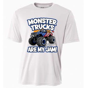 Monster Trucks Are My Jam Cooling Performance Crew T-Shirt