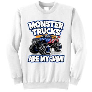 Monster Trucks Are My Jam Sweatshirt