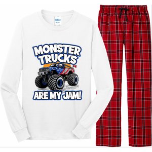 Monster Trucks Are My Jam Long Sleeve Pajama Set