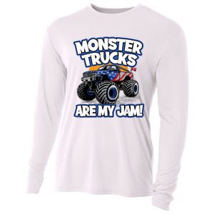 Monster Trucks Are My Jam Cooling Performance Long Sleeve Crew