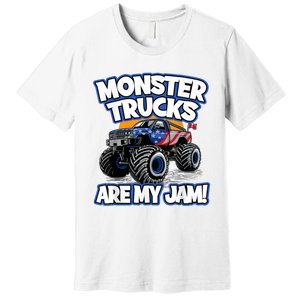 Monster Trucks Are My Jam Premium T-Shirt