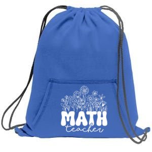 Math Teacher Algebra Instructor Geometry Pi Day Mathematics Great Gift Sweatshirt Cinch Pack Bag