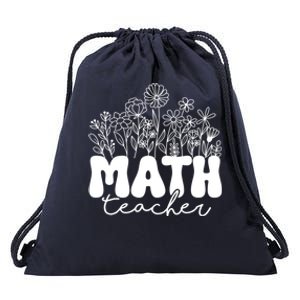 Math Teacher Algebra Instructor Geometry Pi Day Mathematics Great Gift Drawstring Bag