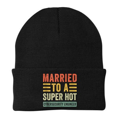 Married To A Super Hot Cybersecurity Engineer Husband Wife Beanie
