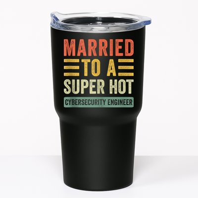 Married To A Super Hot Cybersecurity Engineer Husband Wife Tumbler