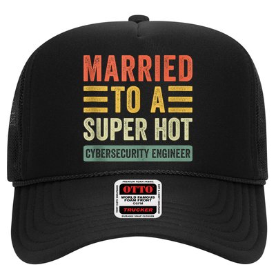 Married To A Super Hot Cybersecurity Engineer Husband Wife Trucker Hat