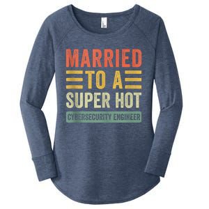 Married To A Super Hot Cybersecurity Engineer Husband Wife Women's Perfect Tri Tunic Long Sleeve Shirt