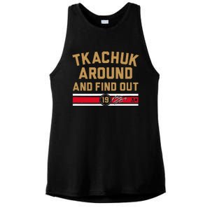 Tkachuk Around And Find Out Florida Hockey Ladies PosiCharge Tri-Blend Wicking Tank