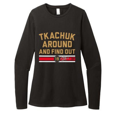 Tkachuk Around And Find Out Florida Hockey Womens CVC Long Sleeve Shirt