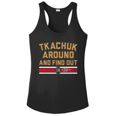 Tkachuk Around And Find Out Florida Hockey Ladies PosiCharge Competitor Racerback Tank