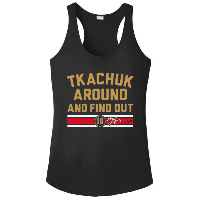 Tkachuk Around And Find Out Florida Hockey Ladies PosiCharge Competitor Racerback Tank