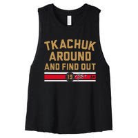 Tkachuk Around And Find Out Florida Hockey Women's Racerback Cropped Tank