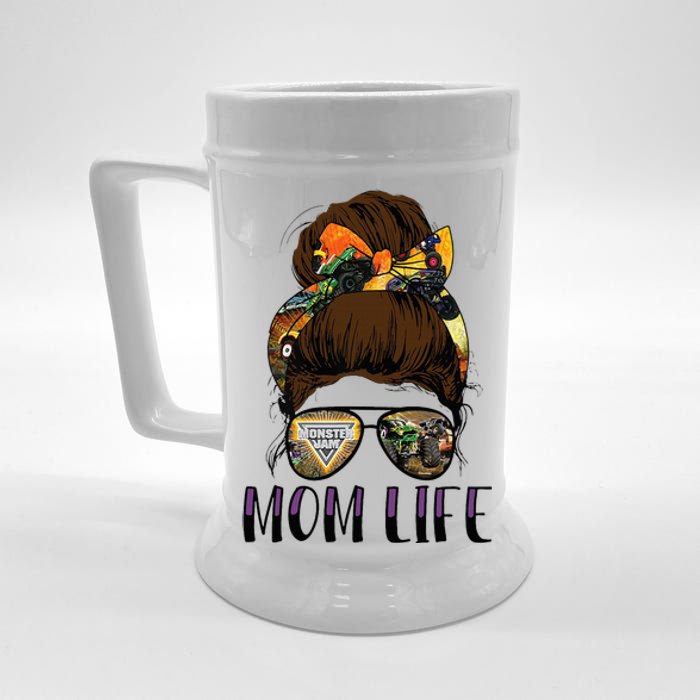 Monster Truck Are My Jam For Monster Truck Lovers Momlife Beer Stein