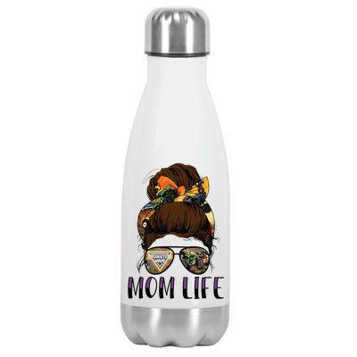 Monster Truck Are My Jam For Monster Truck Lovers Momlife Stainless Steel Insulated Water Bottle