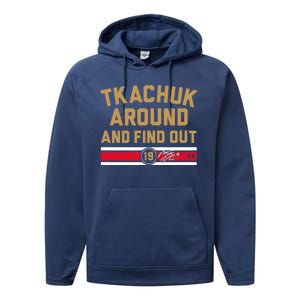 Matthew Tkachuk Around And Find Out Florida Performance Fleece Hoodie