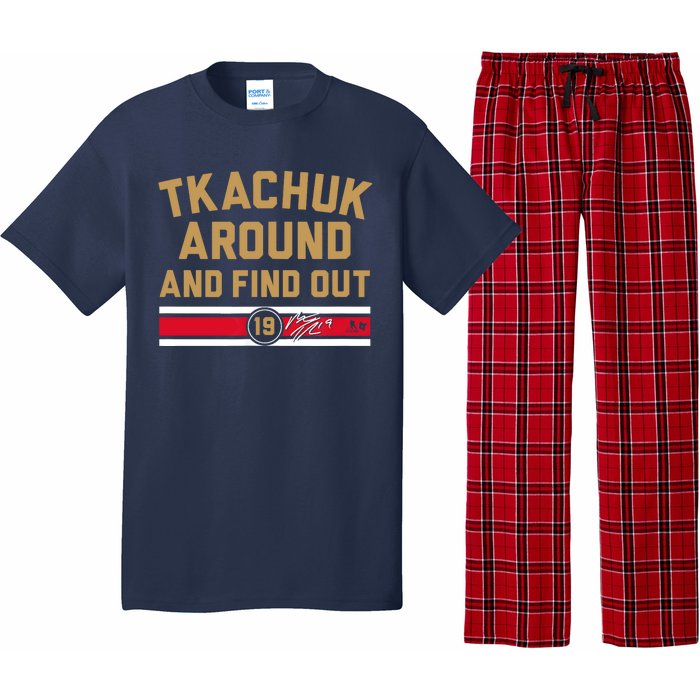 Matthew Tkachuk Around And Find Out Florida Pajama Set