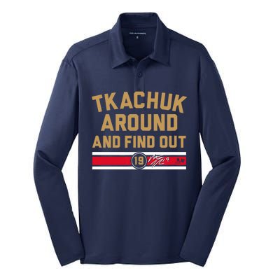 Matthew Tkachuk Around And Find Out Florida Silk Touch Performance Long Sleeve Polo