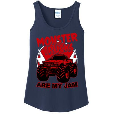 Monster Truck Are My Jam For Funny Monster Truck Lovers Ladies Essential Tank