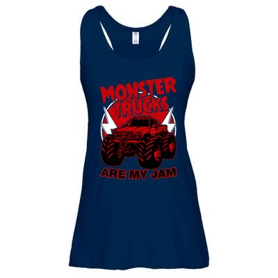 Monster Truck Are My Jam For Funny Monster Truck Lovers Ladies Essential Flowy Tank