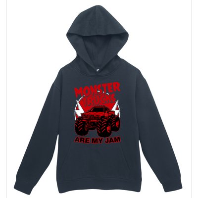 Monster Truck Are My Jam For Funny Monster Truck Lovers Urban Pullover Hoodie