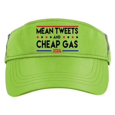 Mean Tweets And Cheap Gas 2024 Donald Trump Adult Drive Performance Visor