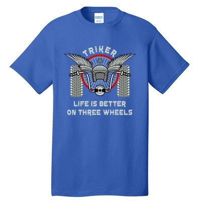 Motorcycle Trike Biker Motortrike Triker Motor Bike Tall T-Shirt