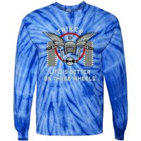 Motorcycle Trike Biker Motortrike Triker Motor Bike Tie-Dye Long Sleeve Shirt