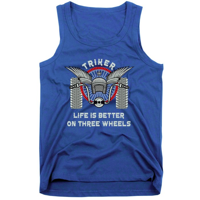 Motorcycle Trike Biker Motortrike Triker Motor Bike Tank Top