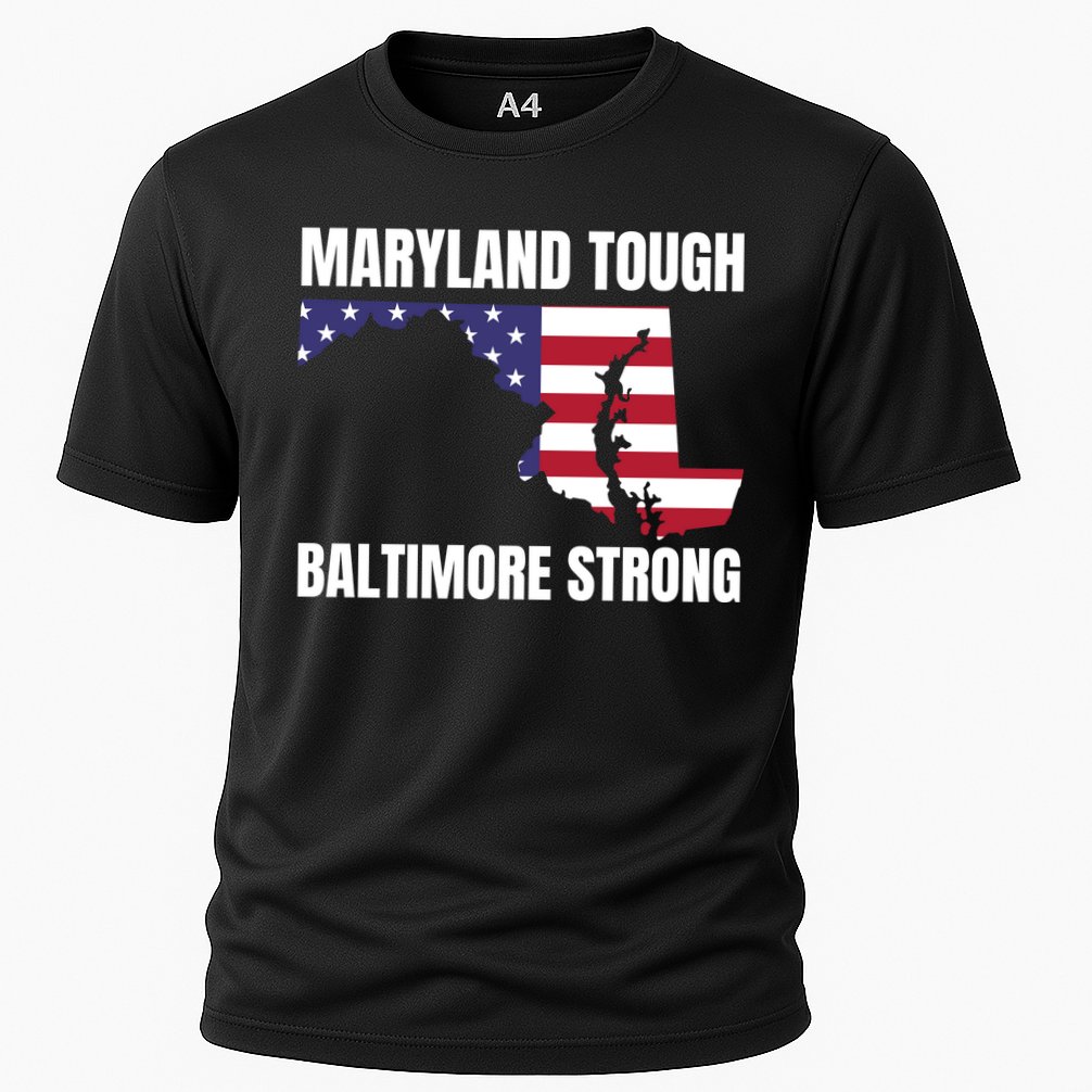 Maryland Tough Baltimore Strong Cooling Performance Crew T-Shirt