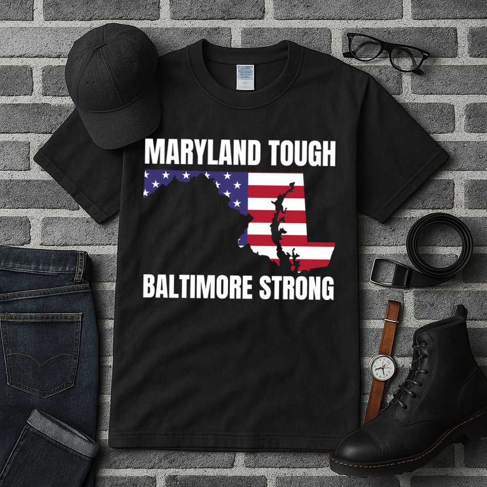 Maryland Tough Baltimore Strong Tall T-Shirt