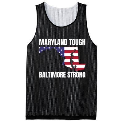 Maryland Tough Baltimore Strong Mesh Reversible Basketball Jersey Tank