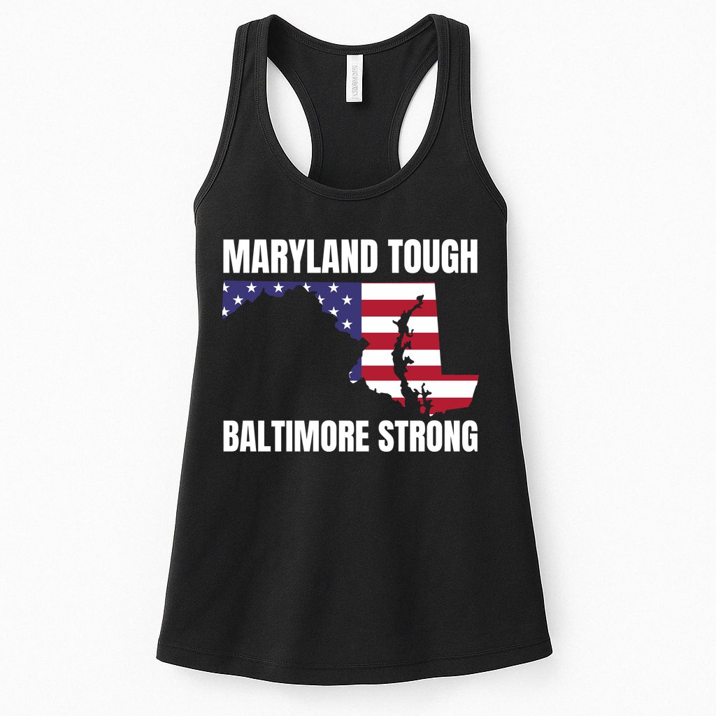 Maryland Tough Baltimore Strong Womens Tank Top