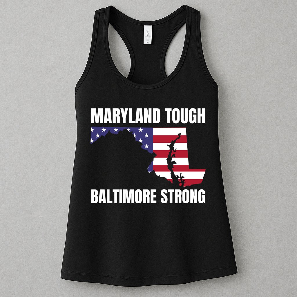 Maryland Tough Baltimore Strong Womens Tank Top