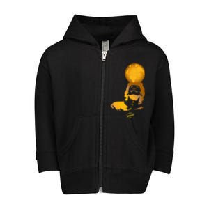 Maradona The Best Player Of The History Toddler Zip Fleece Hoodie