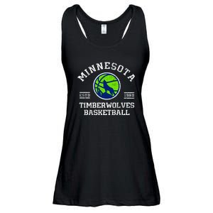 Minnesota Timberwolves Basketball Ladies Essential Flowy Tank