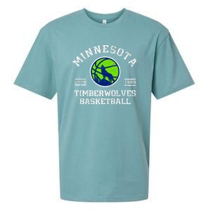 Minnesota Timberwolves Basketball Sueded Cloud Jersey T-Shirt