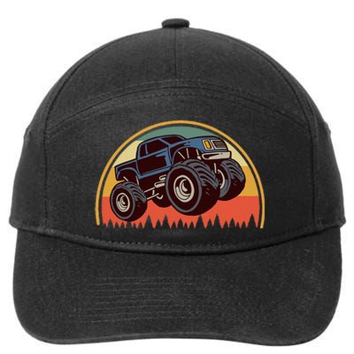 Monster Truck Big Style Truck 7-Panel Snapback Hat