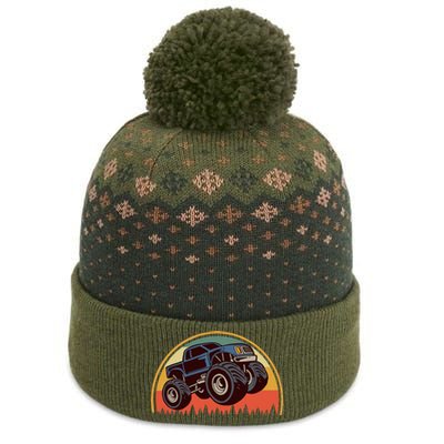 Monster Truck Big Style Truck The Baniff Cuffed Pom Beanie