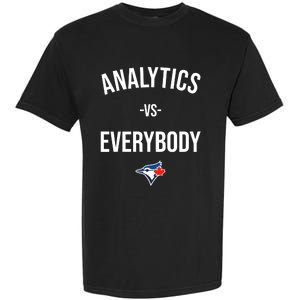 Megzmurr Toronto Blue Analytics Vs Everybody Garment-Dyed Heavyweight T-Shirt