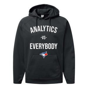 Megzmurr Toronto Blue Analytics Vs Everybody Performance Fleece Hoodie