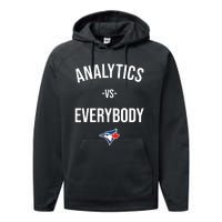 Megzmurr Toronto Blue Analytics Vs Everybody Performance Fleece Hoodie