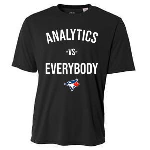 Megzmurr Toronto Blue Analytics Vs Everybody Cooling Performance Crew T-Shirt