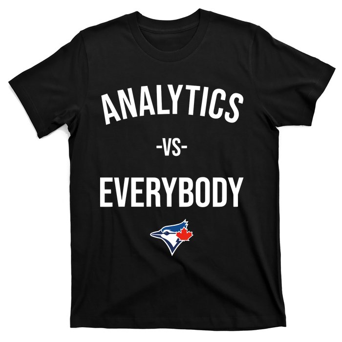 Megzmurr Toronto Blue Analytics Vs Everybody T-Shirt