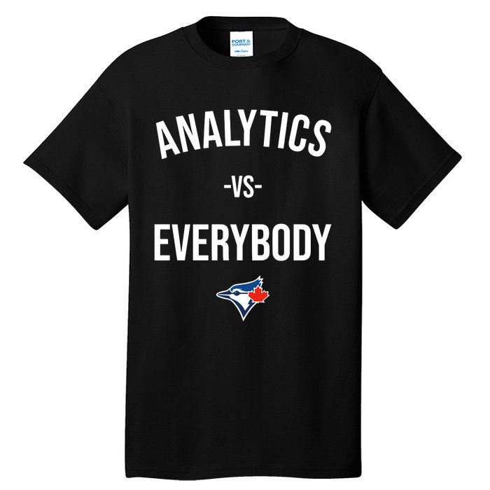 Megzmurr Toronto Blue Analytics Vs Everybody Tall T-Shirt