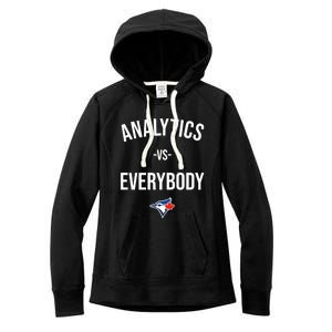 Megzmurr Toronto Blue Analytics Vs Everybody Women's Fleece Hoodie