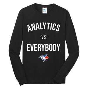 Megzmurr Toronto Blue Analytics Vs Everybody Tall Long Sleeve T-Shirt