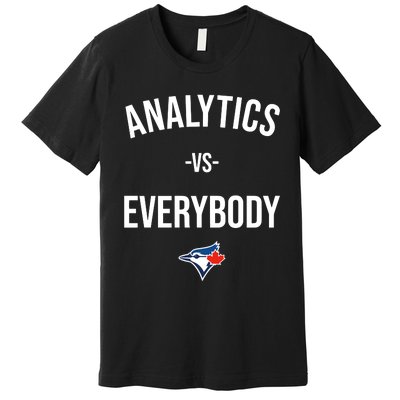 Megzmurr Toronto Blue Analytics Vs Everybody Premium T-Shirt