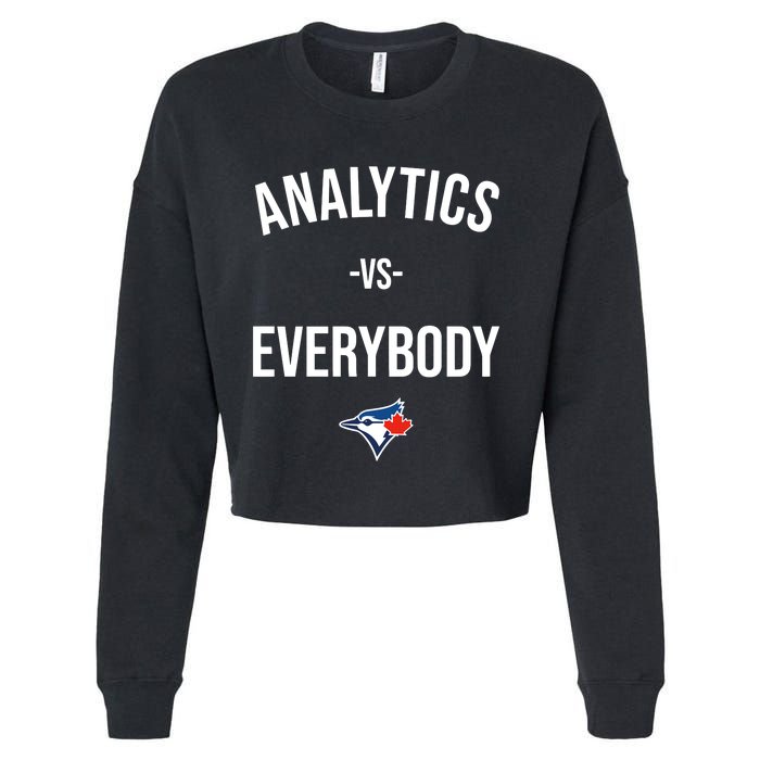 Megzmurr Toronto Blue Analytics Vs Everybody Cropped Pullover Crew